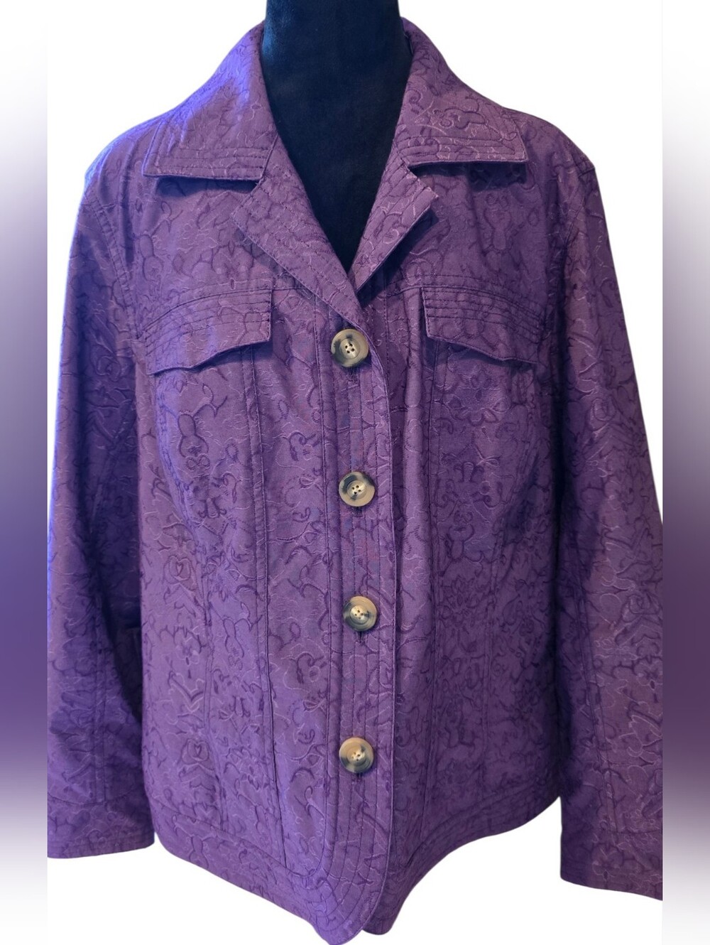 Coldwater Creek 20W Purple Jacket